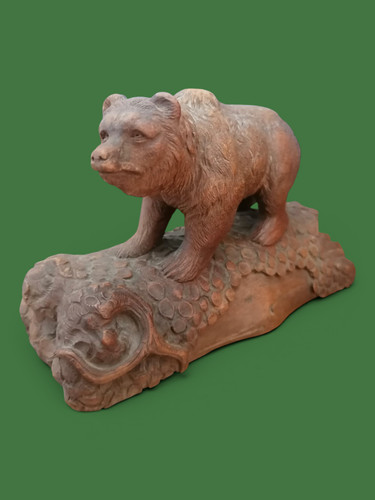 Ours bois sculpté - sculpté,