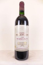  margaux château segonnes rouge 1992 - bordeaux