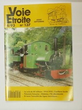 Voie Etroite N° 137  Revue de l'APPEVA 4/93  (Jouef, train)