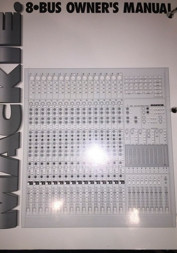 Mackie bus mixer manual - mackie, 32-8-bus