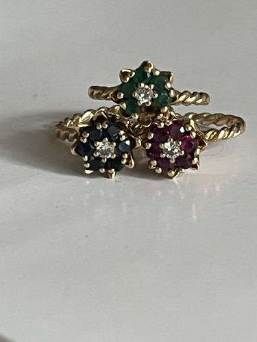 6758 ensemble bagues or - 3,
