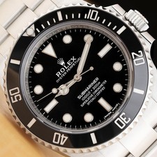 Montre Rolex Submariner 114060 En Céramique 40Mm Acier Inoxydable Noir 2018