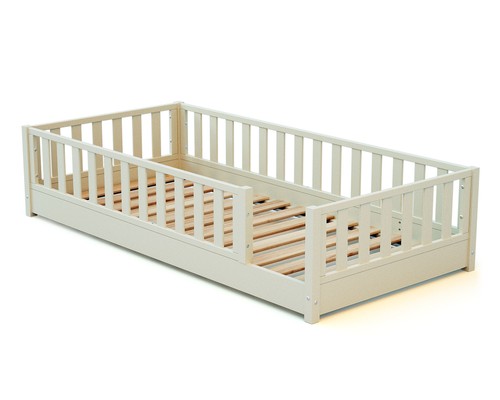 Lit sol enfant bois - enfant, en