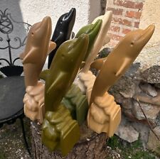 7 pièces Prototype 1970's Dauphins  pour un centre aquatique Marineland