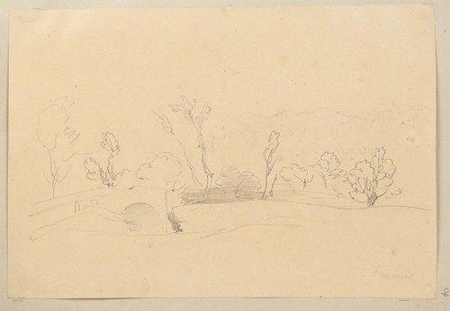 Dessin théodore gudin paysage - dessin,