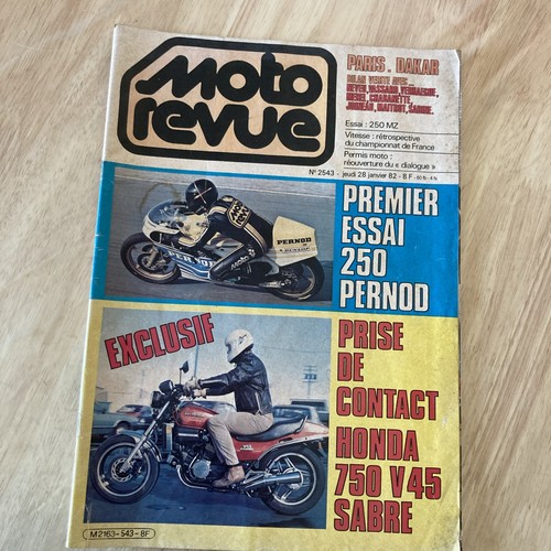 Magazine moto revue - magazine, 1982