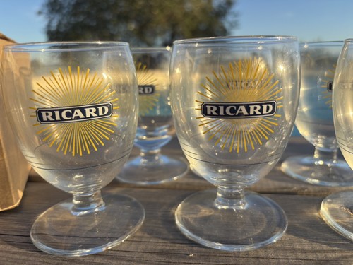 Verres ballons ricard neufs - 6,