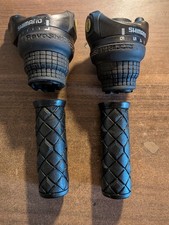 Paire de poignée tournante manette dérailleur vélo SHIMANO RevoShift