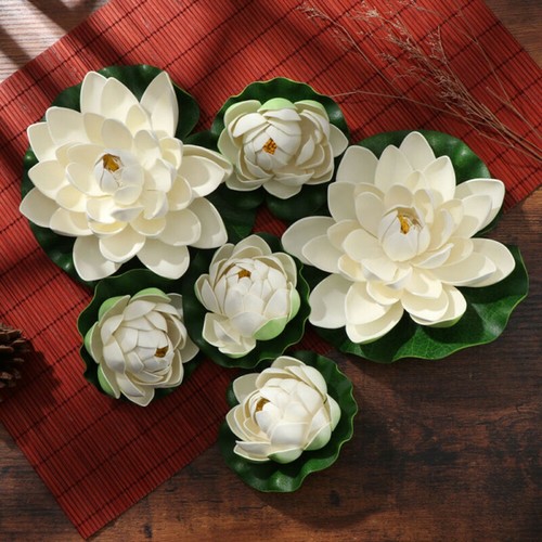 Fleur lotus artificielle - 6x,