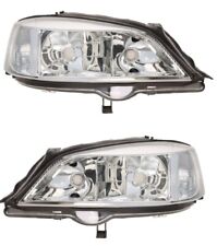 PHARE AVANT GAUCHE + DROIT ELECTRIQUE OPEL ASTRA G 02.98-12.09 CHROME H7 HB3