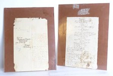 Documents Anciens Lettres