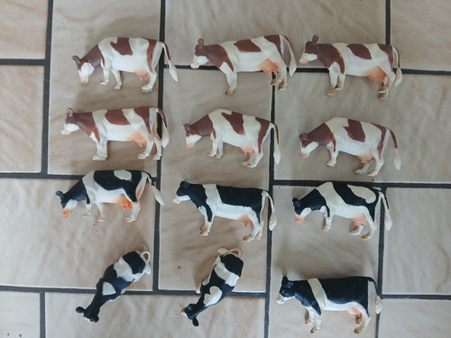 Lot animaux vaches kids - de,
