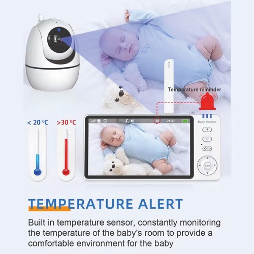 Moniteur bébé eye4u 5 - moniteur, 5"