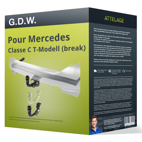 Attelage pour mercedes classe - pour,