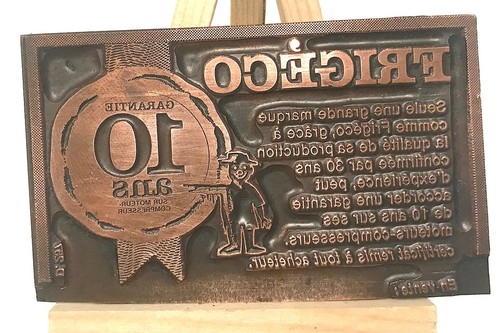 Ancienne plaque impression - ancienne,