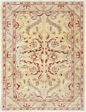 Tapis Ziegler Original Du Pakistan 188 Cm X 125 Cm Tapis Oriental Couleur Beige
