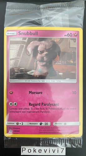 Carte pokemon snubbull sm200 - carte,