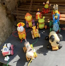 JOUETS A TIRER, EN LOT DE 2