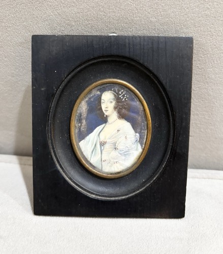 Detailed miniature portrait - miniature,