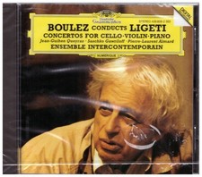 Ligeti - Concertos pour violon · Violoncelle · Piano / Pierre Boulez - CD