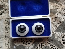 yeux en verre 24  mm pour reborn ou poupée