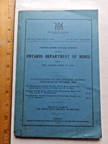 1930 annual report ontario - report-,