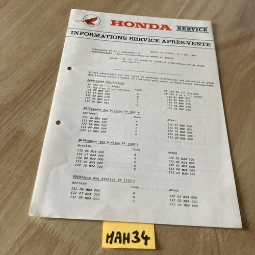 Honda moto 1984 vf1000f - moto,