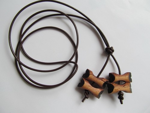Wood badges beads 1 - 4,