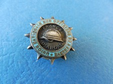 WW1 / INSIGNE BOUTONNIERE / OFFICIER RESERVE / ANOR CASQUE ADRIAN / ORIGINAL