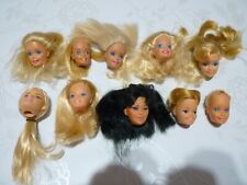 Lot n°2  de 10 têtes Barbie