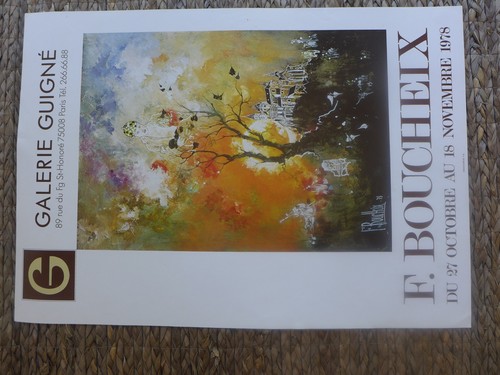 Affiche ancienne boucheix - affiche, f.