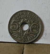 Monnaie france 5 centimes 1933