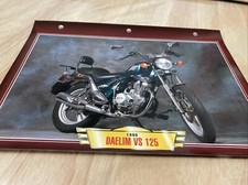 Daelim VS125 1998 125 VS fiche carte moto passion collection Atlas