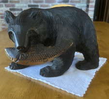 Ancien ours en bois Hokkaido