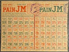 TICKET DE RATIONNEMENT/ TITRE