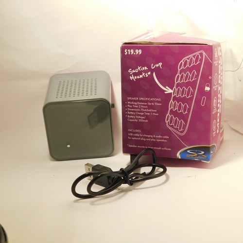 Mountable speaker with suction - speaker,