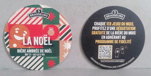 Sous bock bière brasseurs - sous,