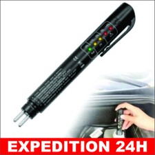 ✅ Testeur Liquide De Frein Voiture Outils Diagnostic 5 Leds Test Electrique Auto