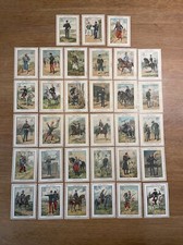 Rare lot de 33 CHROMO Armée