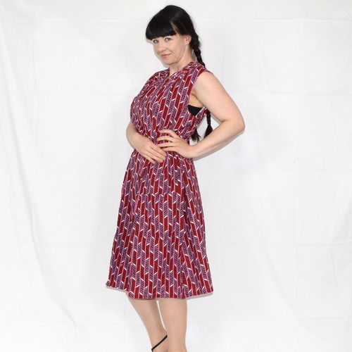 Robe mini motif - motif, rose