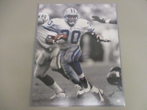 Barry sanders autographed - barry,