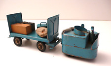 CHARIOT DE GARE  À BAGAGES  "DÉCOLUX"  TÔLE ANNÉES 50    FONCTIONNE