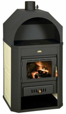 Poêle à bois avec chaudière multi-combustibles 17 + 6 kW Prity W17