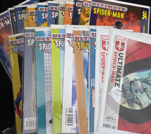 Ultimate spider man back - ultimate, spider-man