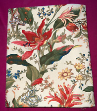 Tissu ameublement coton satiné fleurs   larg 125 cm x H 170 cm réf C624