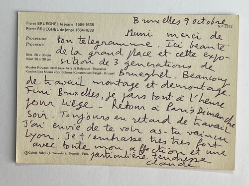 Claude régy carte postale - carte,