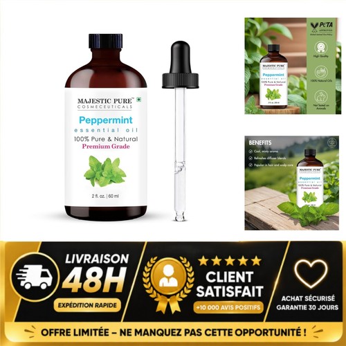 Huile essentielle menthe - huile,