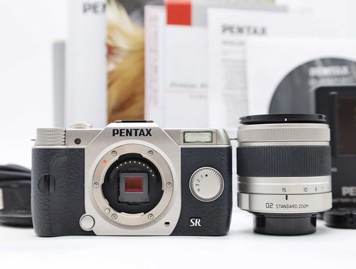 Pentax q10 silver 4mp - q10, 12.4mp