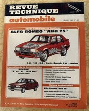 Revue Technique 1988 nº488, Alfa Roméo Alfa 75, Étude Technique et Pratique