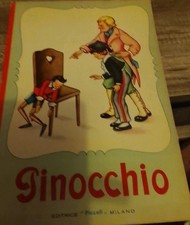Rare "Pinocchio" tiré du conte de Giovani Burdese dessins Mariapia Ed. Piccoli .